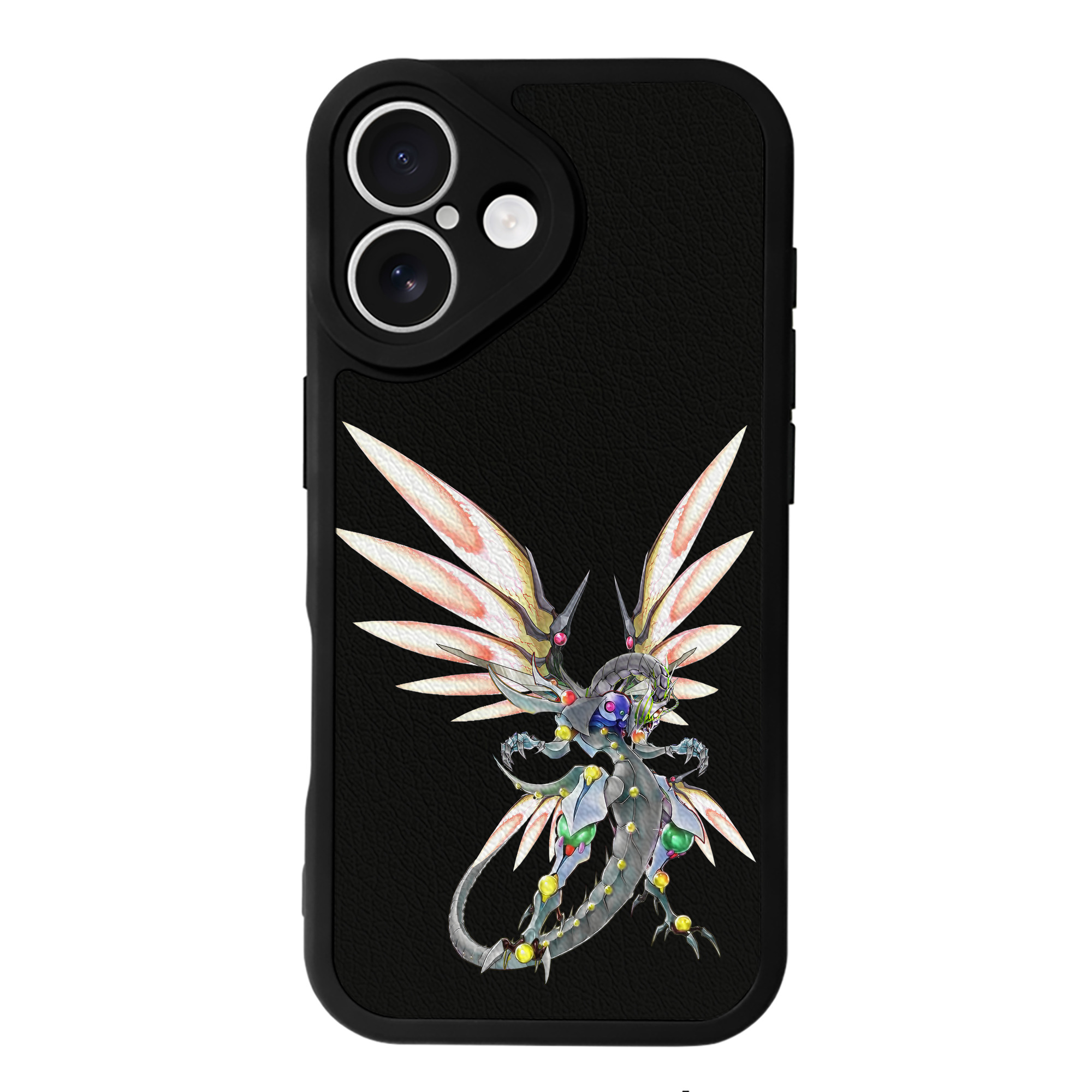 （画像用） 遊☆戯☆王 Yu-Gi-Oh! 【iPhone 16シリーズ対応】シリコンスマホケース（レザー調） 材質：シリコン